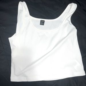 White crop tank